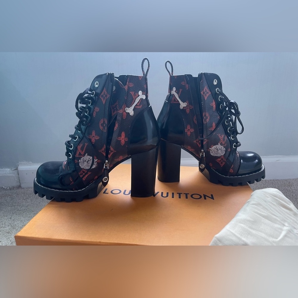 louis vuitton Boots limited edition animal print